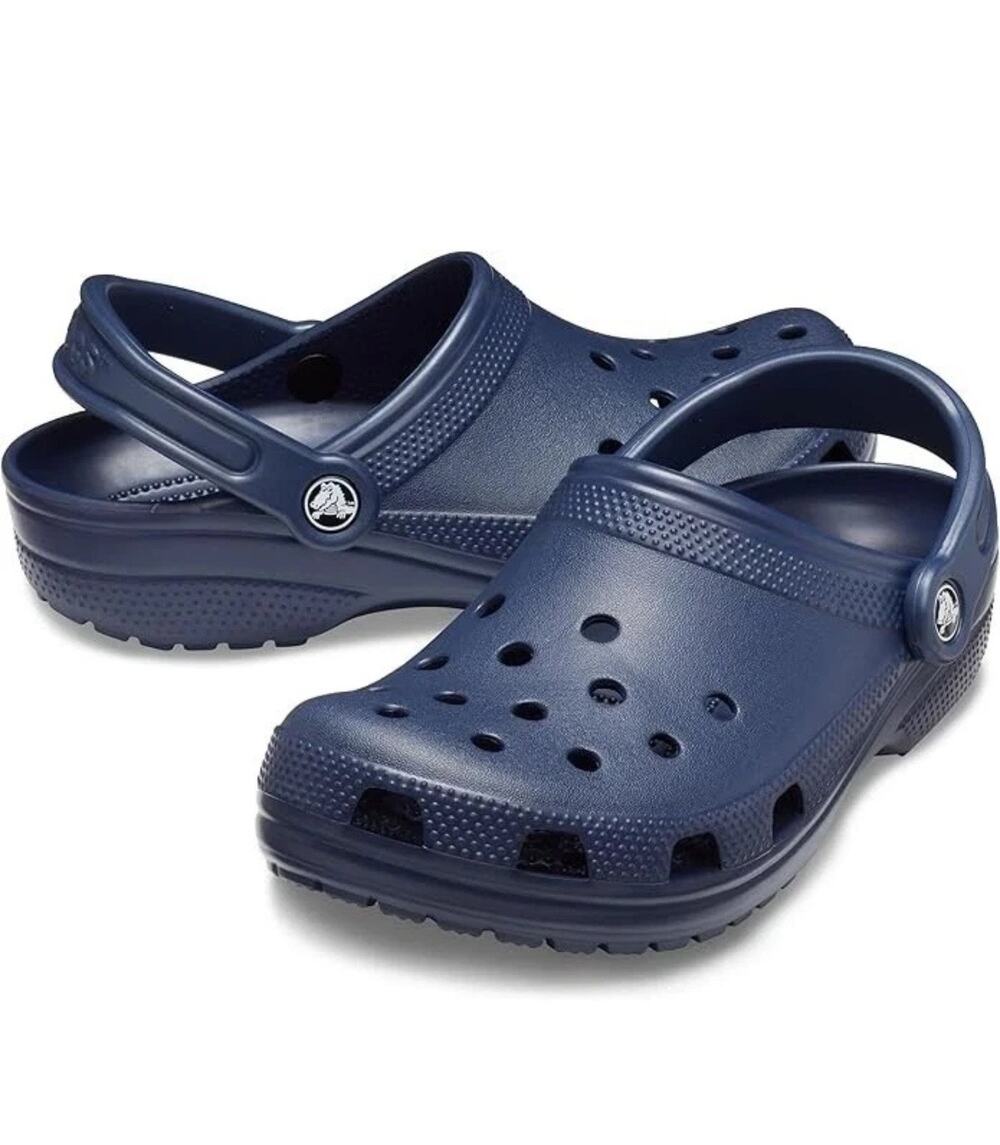 Crocs Classic Clog Men's US 11M Navy Blue Slip-On Breathable Lightweight